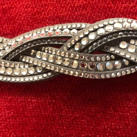 Paparazzi Silver Braided Bracelet - Picture 2 of 9